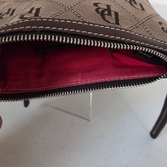 Dooney & Bourke Fall Slim Design Signature Monogram Canvas Shoulder Handbag - Picture 13 of 13